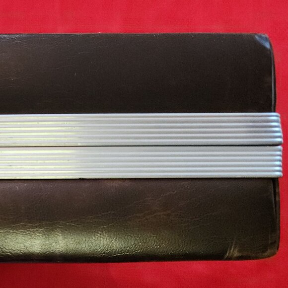 BMI BEAUX MERZON INC CASSETTE TAPE CARRYING/STORAGE CASE FAUX LEATHER HOLDS 30 - Picture 13 of 16